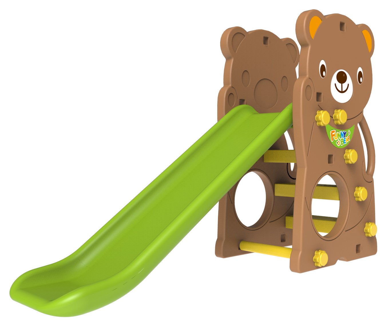 [FREESHIP HN, HCM + BH 2 năm] Cầu trượt Hàn Quốc gấu có ném bóng rổ CHD160 - TẶNG BÓNG BƠM HƠI INTEX