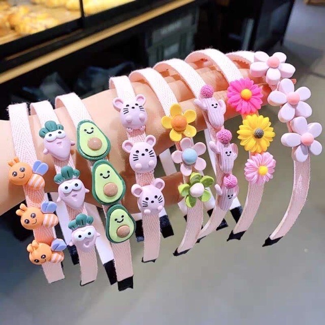 BỜM TÓC CÀI TÓC DỄ THƯƠNG NHIỀU HÌNH CHO BÉ GÁI