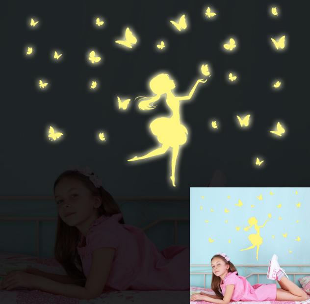 Decal trang trí Cố Gái - Dạ Quang