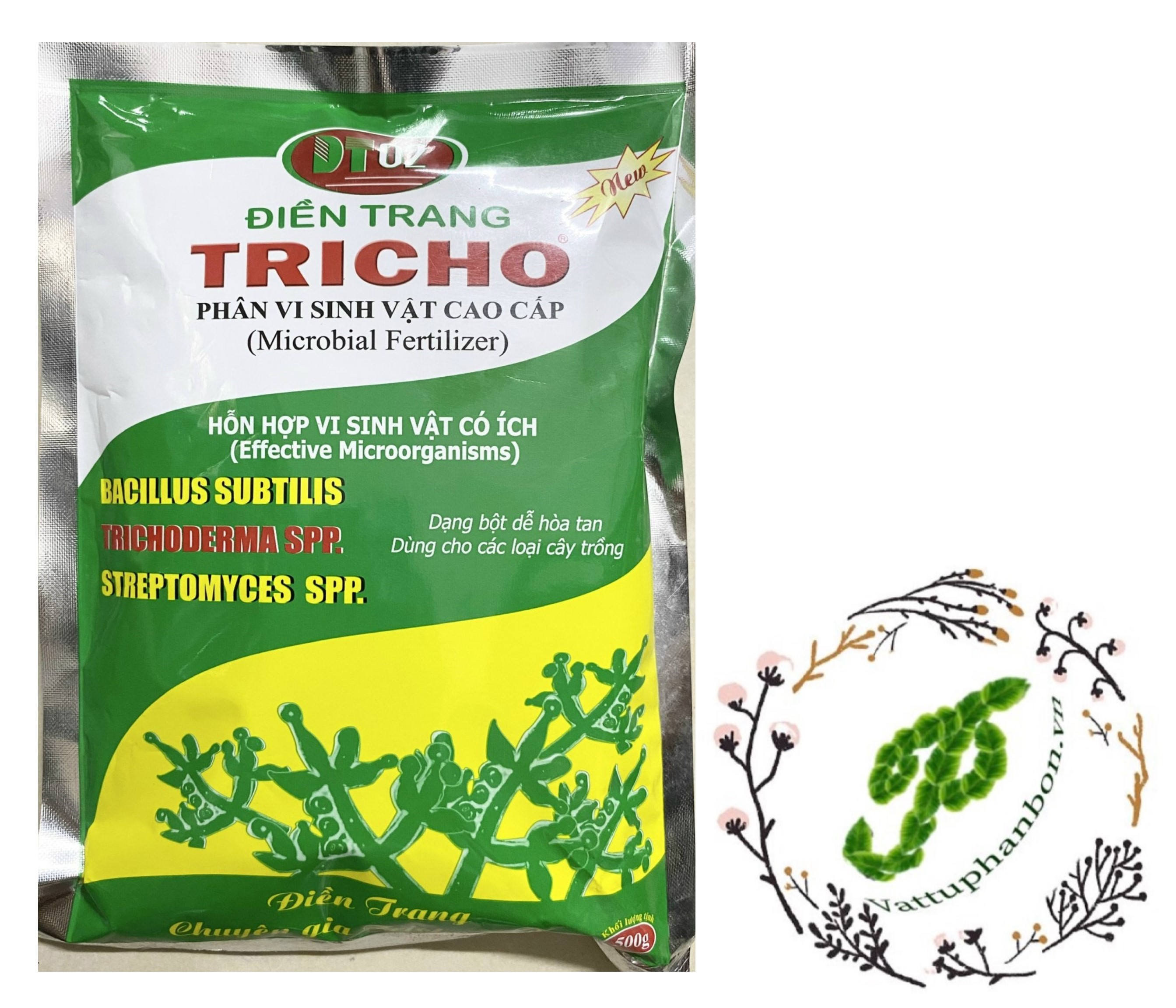 Tricho Phân Vi Sinh Vật Cao Cấp (Microbial Fertilizer) - #598A# 500g