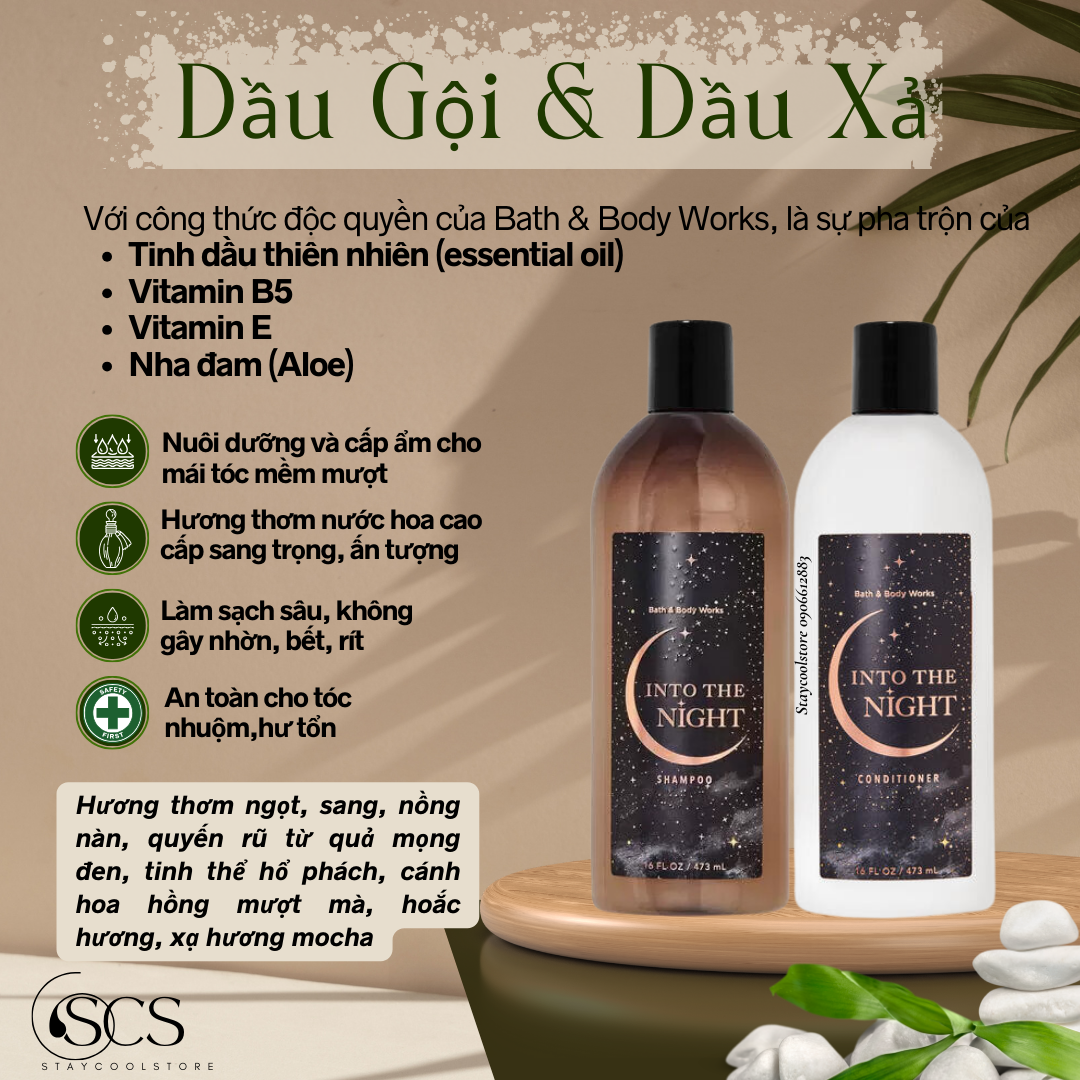 [Bill Mỹ- Đủ Mùi] Dầu Gội và Dầu Xả BATH & BODY WORKS 473ml