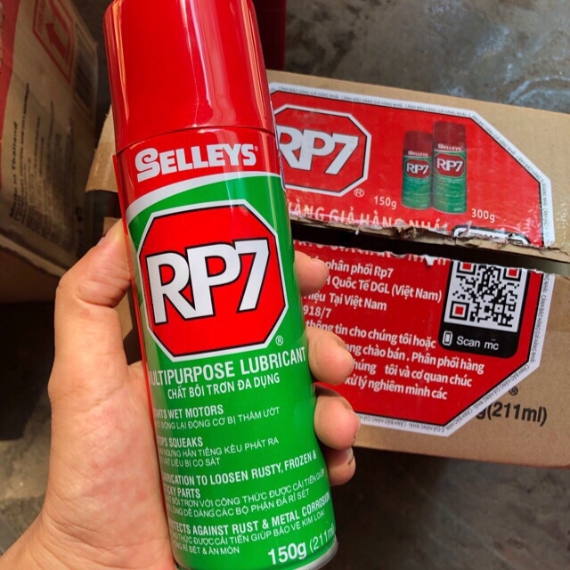 BÌNH XỊT,CHAI XỊT (LỌ) RP7 XỊT CHỐNG RỈ SÉT 150g - MixASale