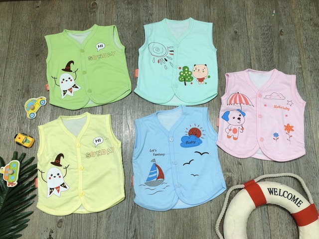 Áo Gile coton 2 lớp cho bé Minh ĐỨC