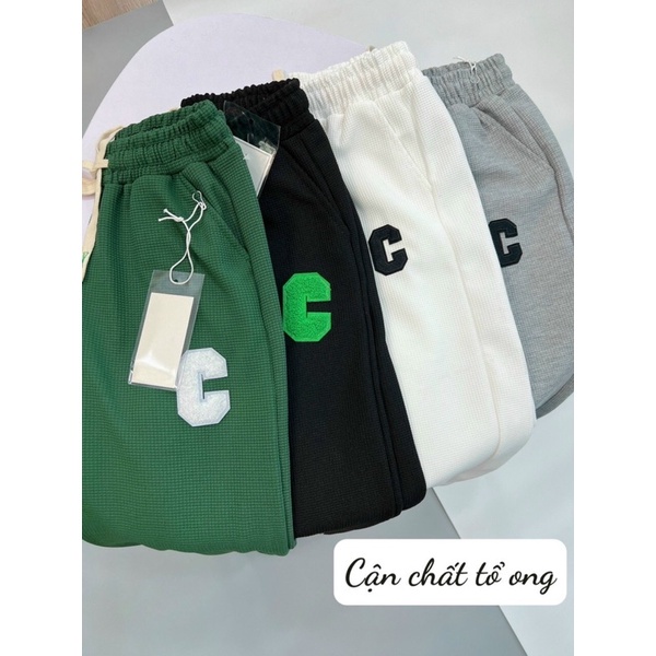 Quần dài nữ bo gấu chữ C