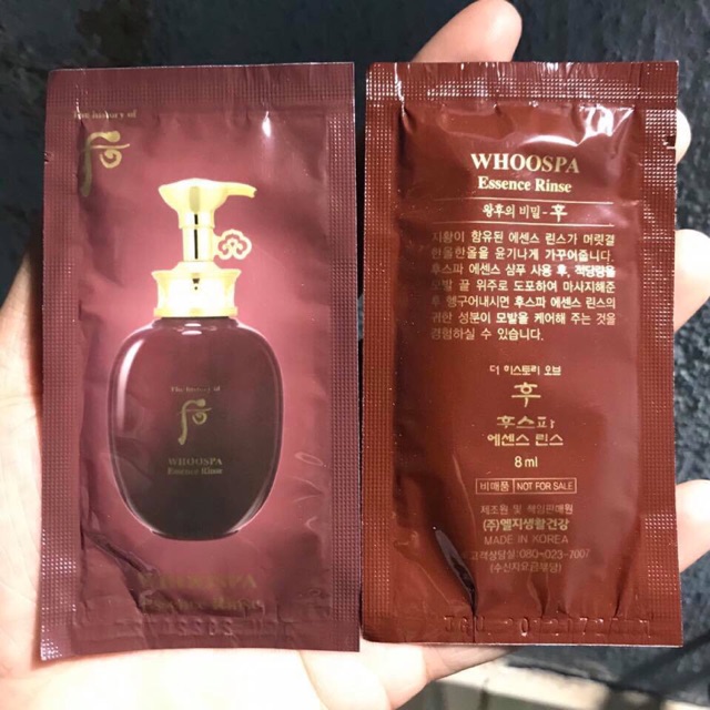 Combo 30 gói dầu gội Whoo đông y