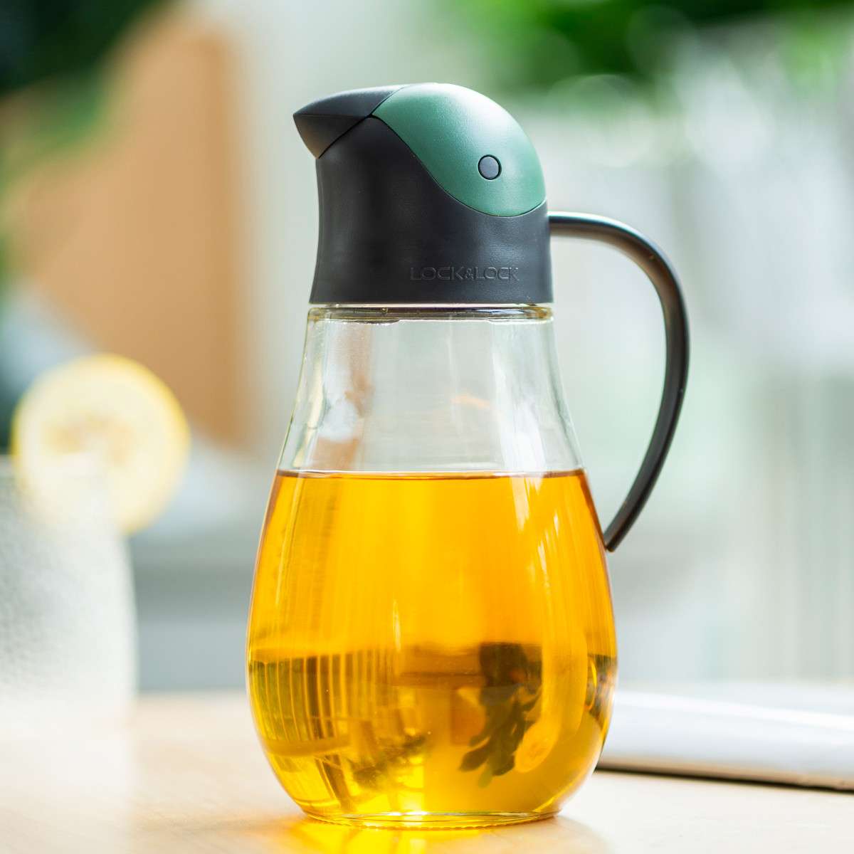 Bình Thủy Tinh Rót Dầu Lock&Lock CKO201 550ml (bình đựng dầu ăn, nước chấm, giấm, xì dầu...)