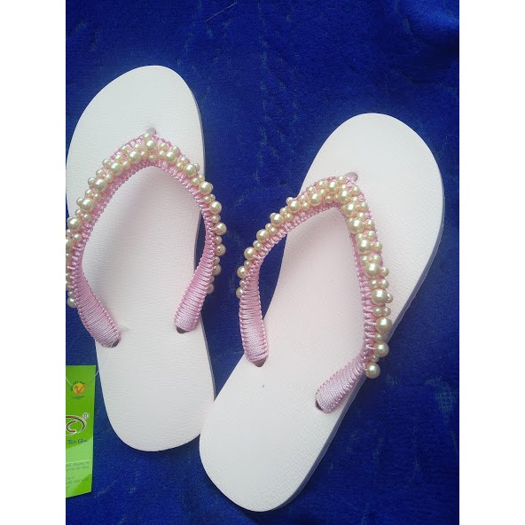 Dép handmade đính hột