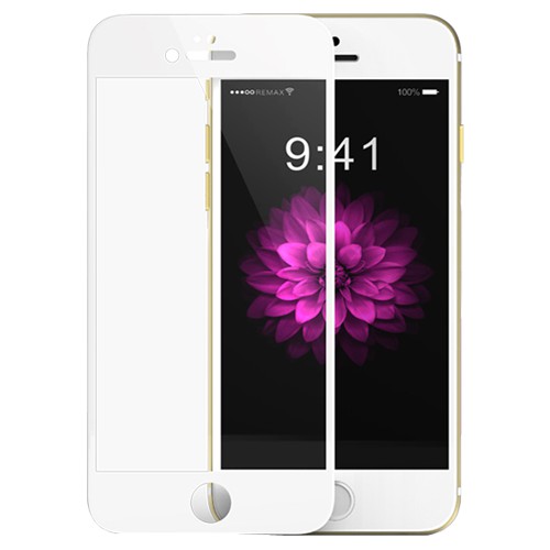 Kính cường lực full màn cho iPhone 6 Plus (trắng)