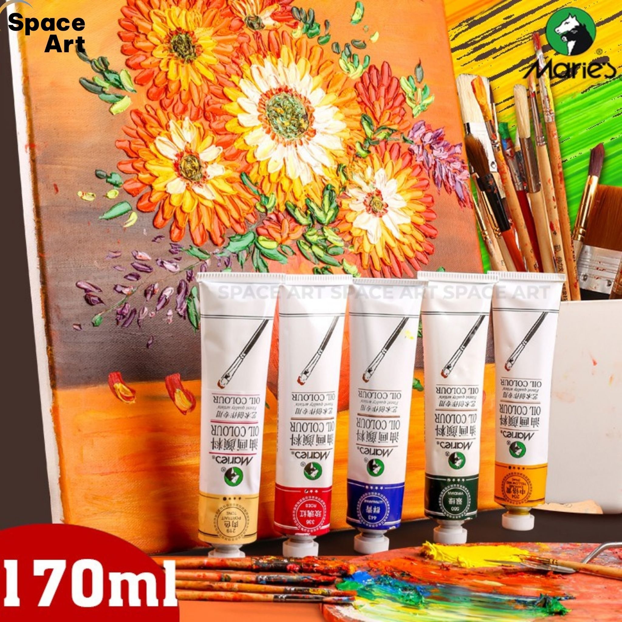 Màu sơn dầu Maries tuýp lẻ 170ml