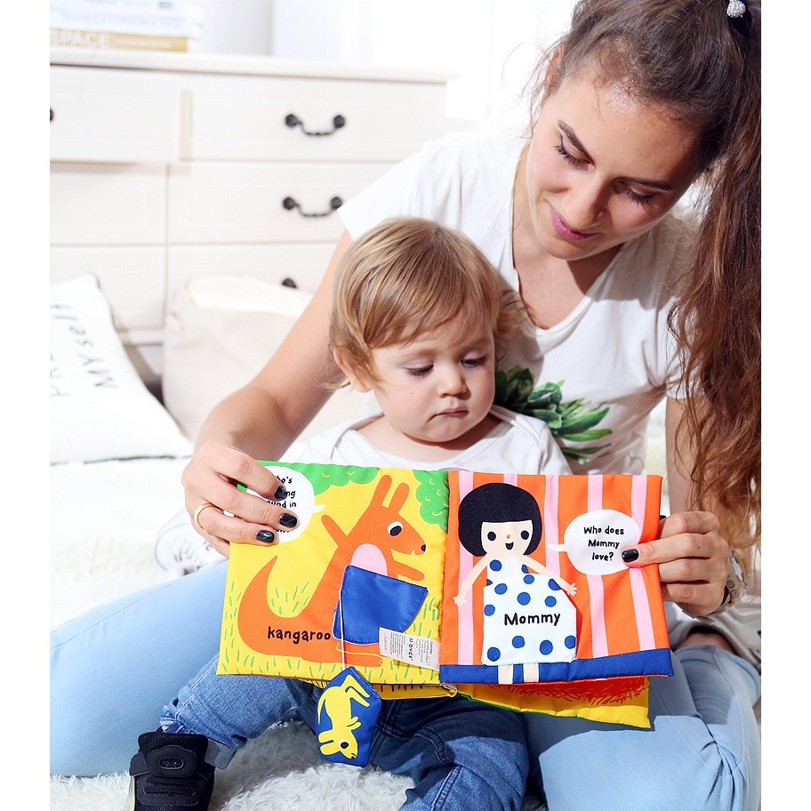 [HCM]SÁCH VẢI 3D  - MOMMY AND ME