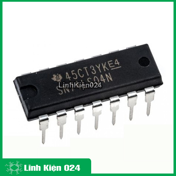 Combo 2 IC 74LS04 Hex Inverter DIP14