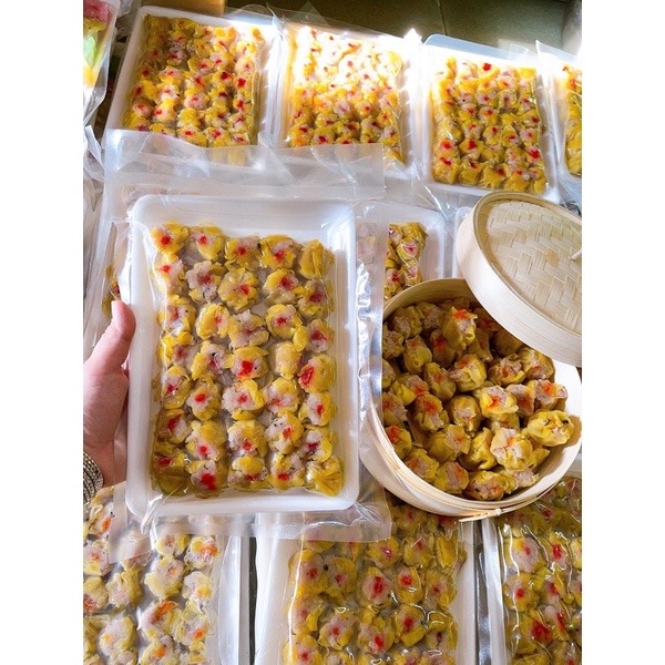 Xíu mại người hoa - khay 20 viên 500gr (giao hỏa tốc tphcm)