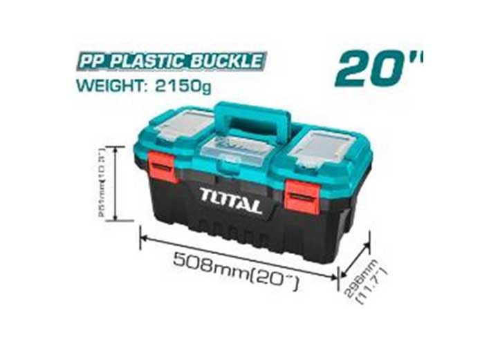20" thùng đựng đồ nghề khóa nhựa total tpbx0201