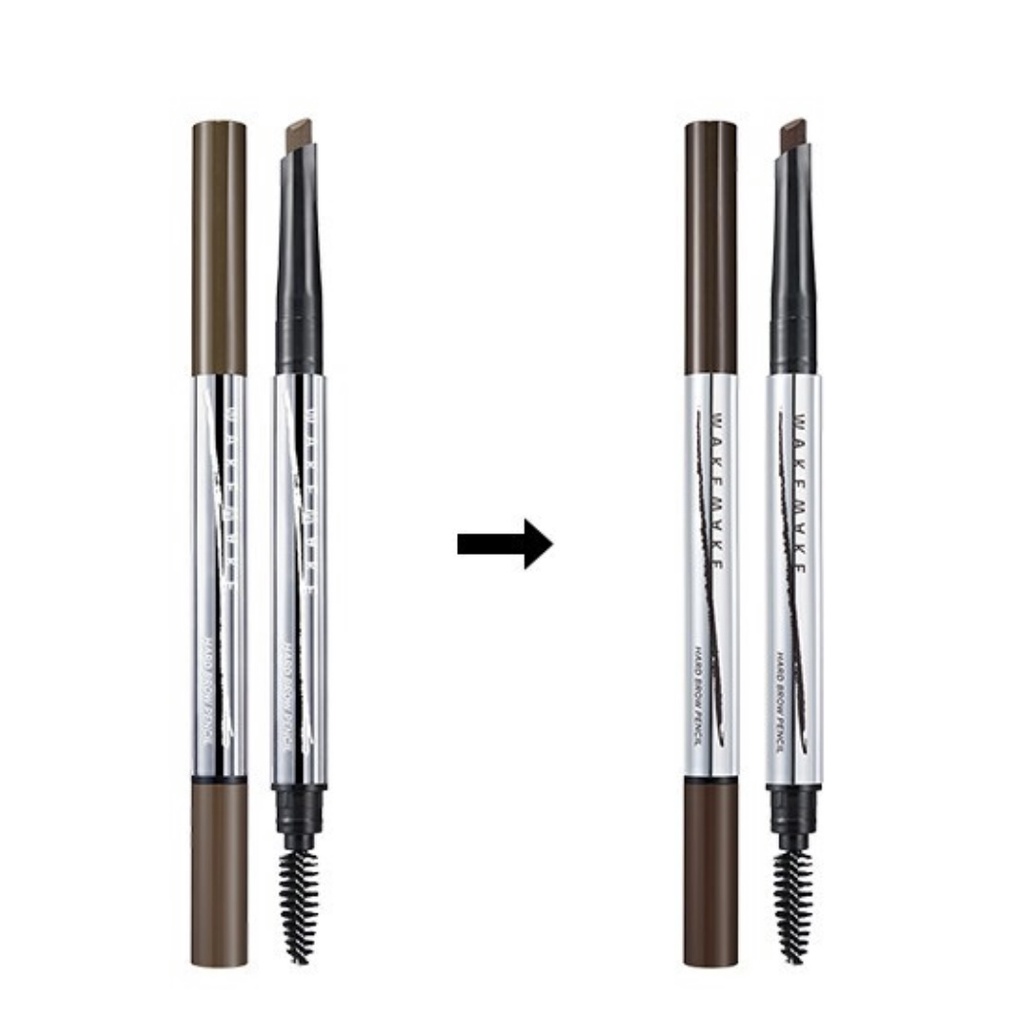 Kẻ mày WAKEMAKE Natural Hard Brow Pencil