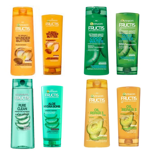 Dầu Gội, Dầu Xả Garnier Fructis 250ml/200ml - Chuẩn Đức