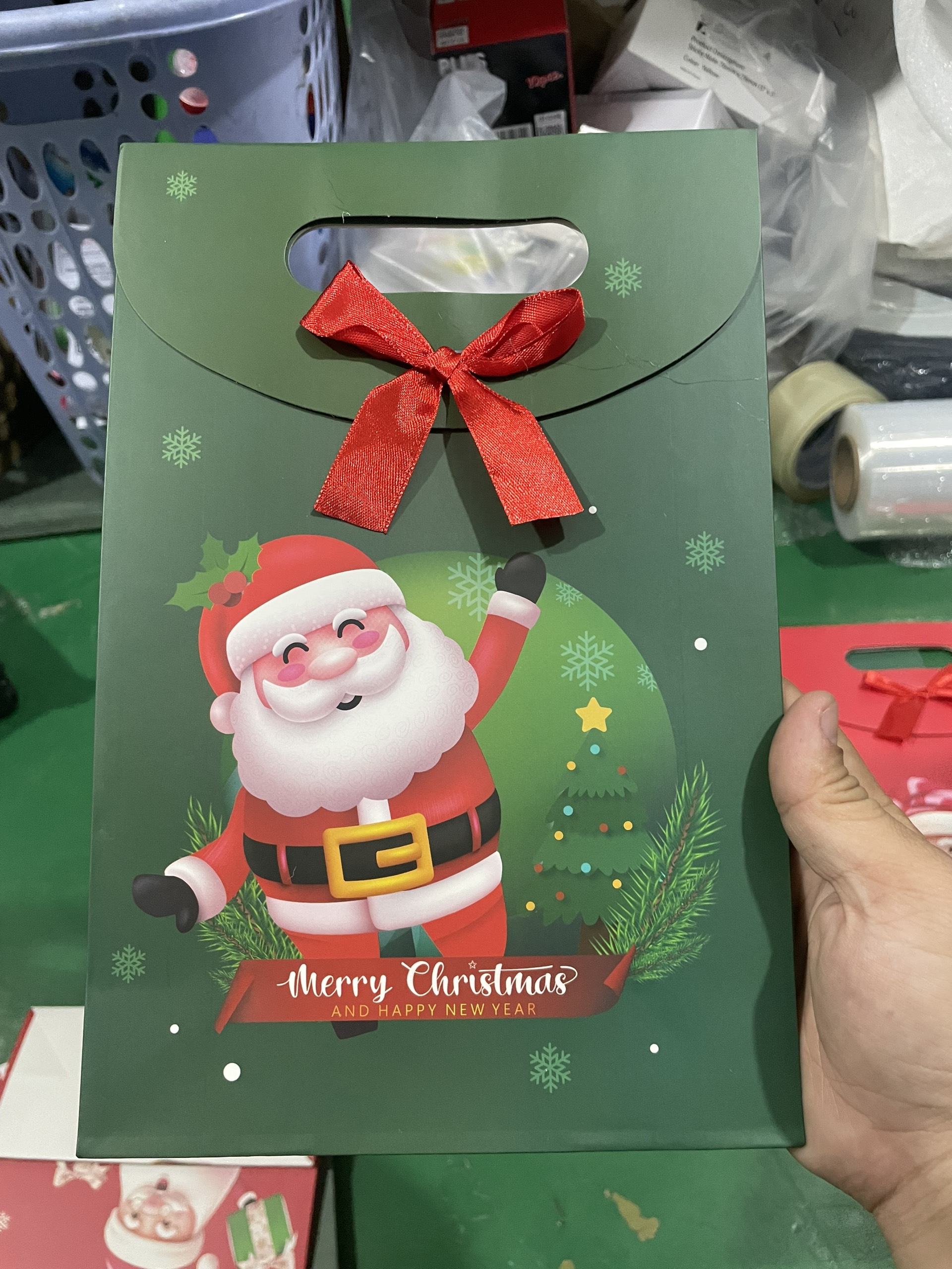 Combo 3 Túi Noel Giấy Đựng Quà Tặng Sang Trọng Giáng Sinh Noel Dễ Thương