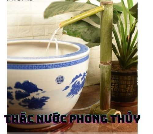 thác nước phong thủy không máy bơm