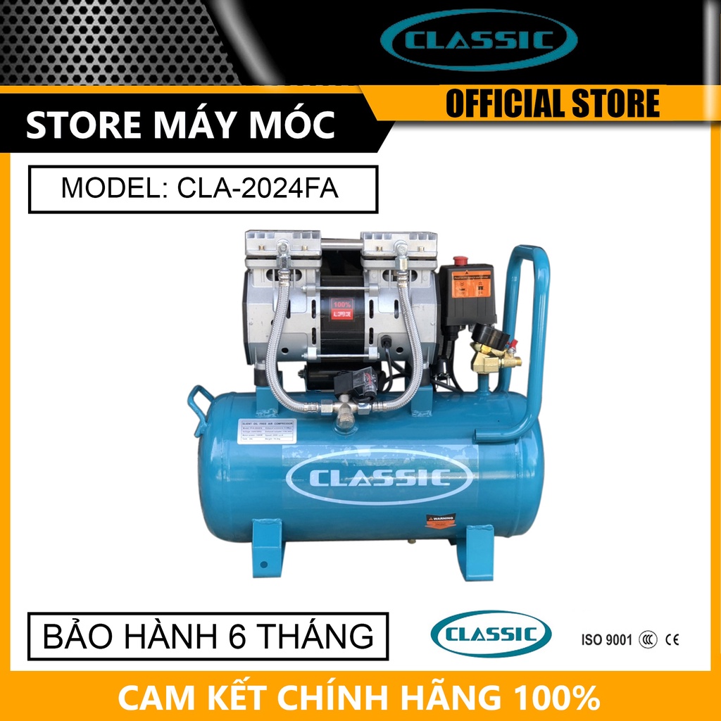 Máy nén khí không dầu classic cla-2024fa - hàng chính hãng