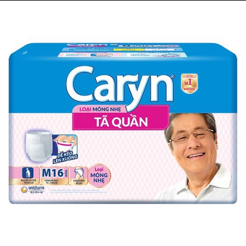 [HCM]Tã quần Caryn mỏng nhẹ M16