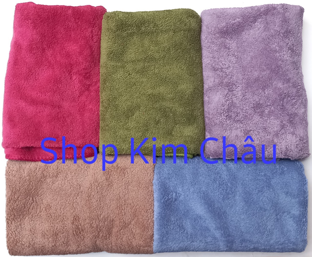 [3 Khăn màu 35x75cm] Khăn cotton tắm gội spa, khăn lau đa năng chuyên dùng cho các tiệm làm tóc tiệm làm móng - shop giao màu ngẫu nhiên