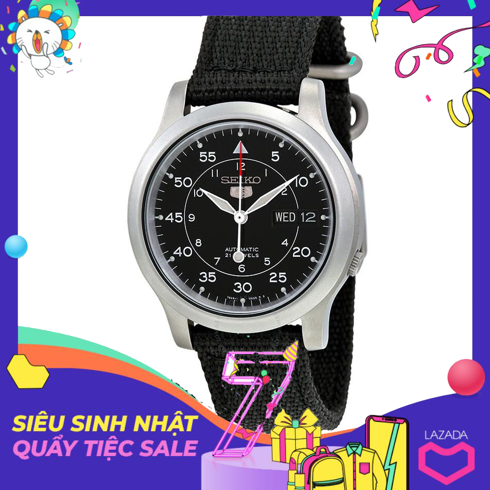 [HCM]Đồng Hồ S.E.I.K.O Seri 5 Quân Đội Siêu Bền Chống Nước dây vải Canvas