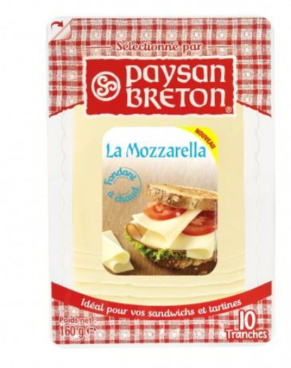 Phô mai Mozzarella Paysan Breton lát 160g