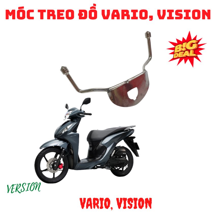 Móc treo đồ xe máy vision, vario mới