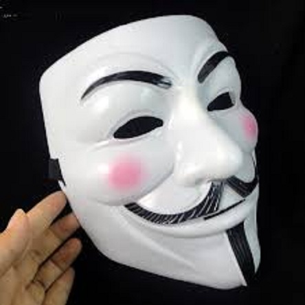 Mặt nạ Hacker trắng