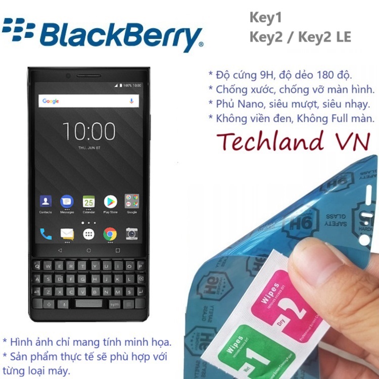 Cường Lực Phủ Nano Blackberry Key1 / Key2 / Key2 LE / Keyone - Trong Suốt, Không Full Màn, Không Viền Đen