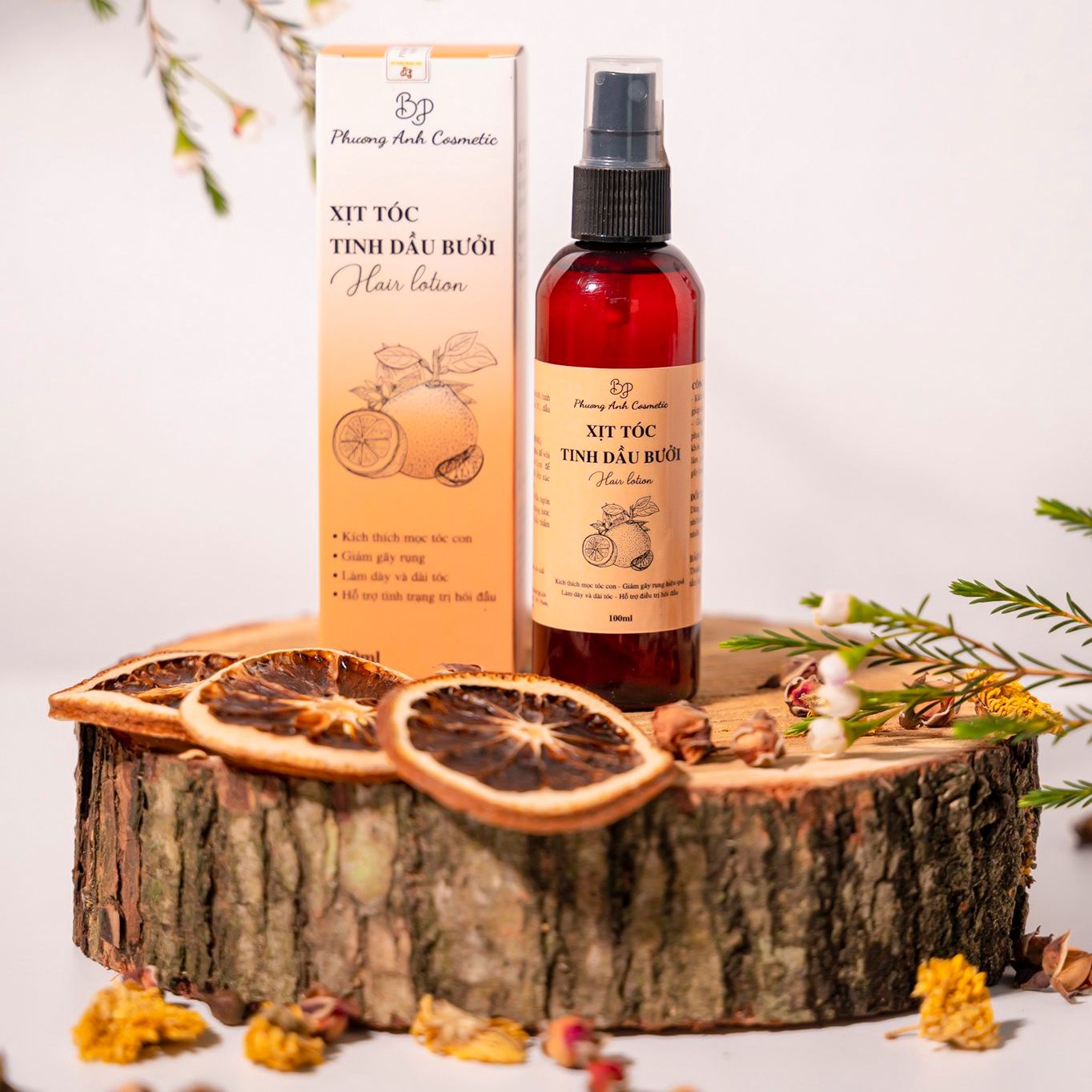 Xịt bưởi kích mọc tóc 100ML Phương Anh Cosmetic