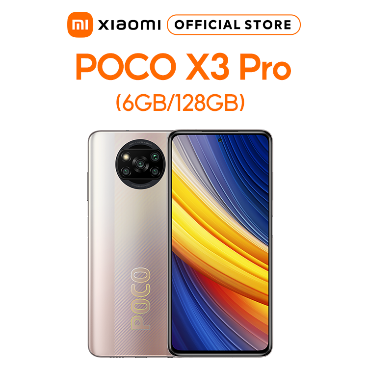 [XIAOMI OFFICIAL] Điện thoại POCO X3 Pro 6GB/128GB - Chip Snapdragon 860 (7nm) | Màn hình IPS 6.67" - 120Hz | Trang bị loa kép | Pin 5160 mAh - Sạc nhanh 33W | Cảm biến vân tay | Nhận diện khuôn mặt - BH Chính hãng 18 tháng