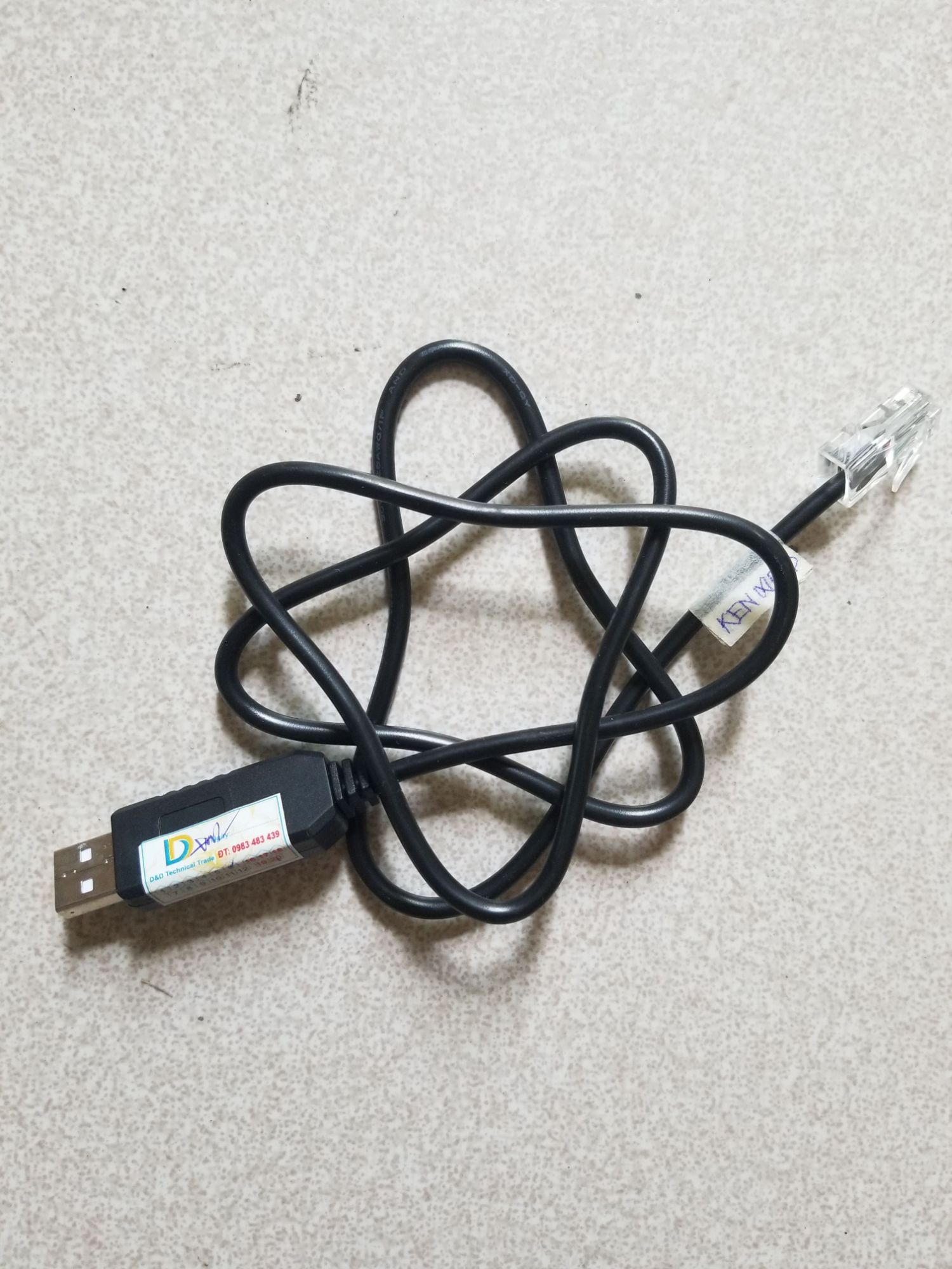 Cáp lập trình đàm Kenwood