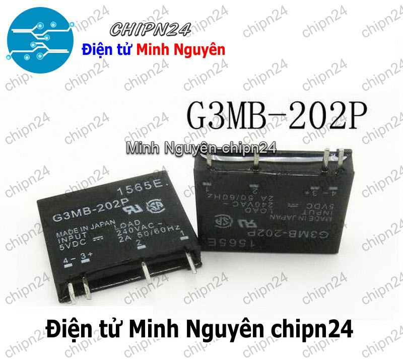[1 con] Relay rắn SSR 5VDC G3MB-202P-5VDC 4 Chân 2A 240VAC - HH001917