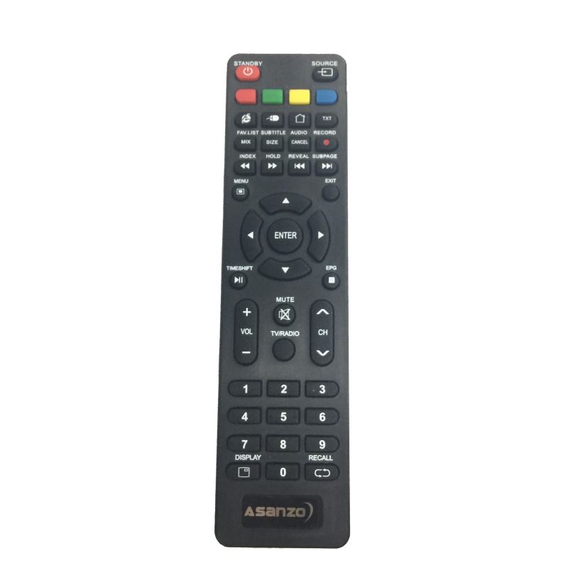 Bảng giá Remote điều khiển tivi ASANZO smart cong ngắn