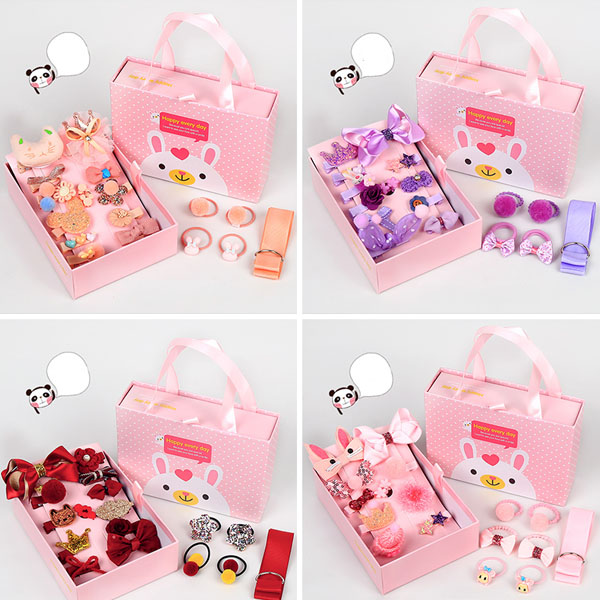 Set nơ buộc tóc 18 chi tiết