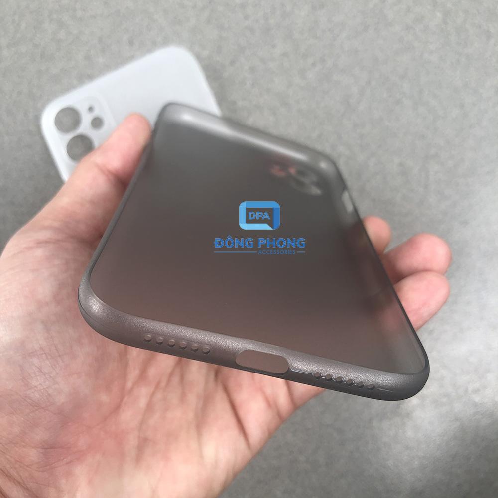 Combo 2 Ốp Lưng Trong Nhám Unibody iPhone 11 Mỏng Giấy