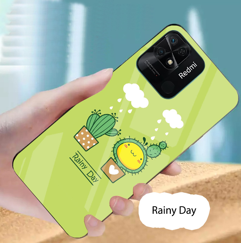Ốp lưng redmi 10c mặt kính gương bóng