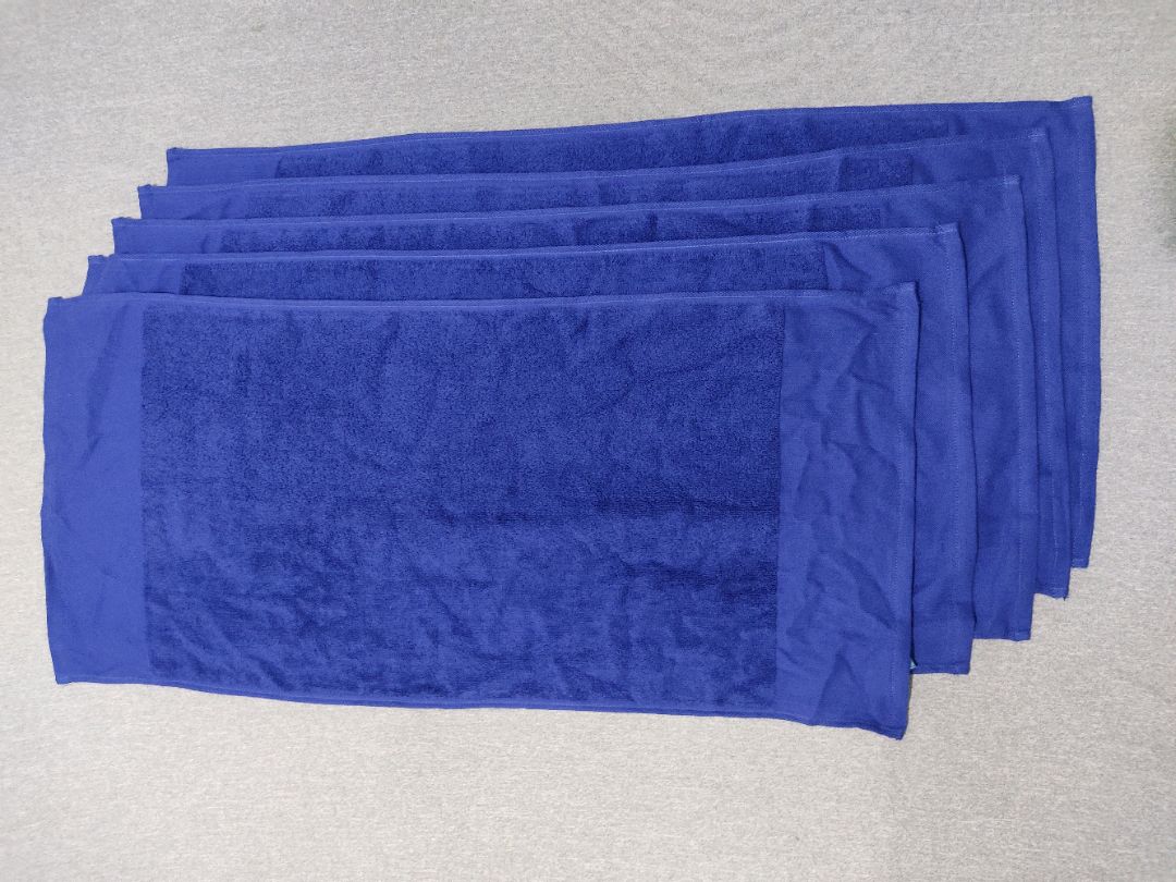 Combo of 5 Sea Blue Towels (Bath Towels)