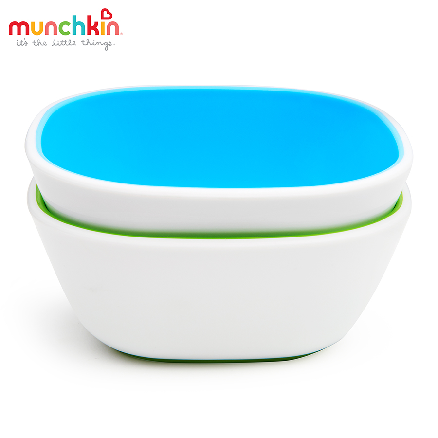 Ộ 2 BÁT CHỐNG TRƯỢT MUNCHKIN (XANH LÁ-XANH LƠ)