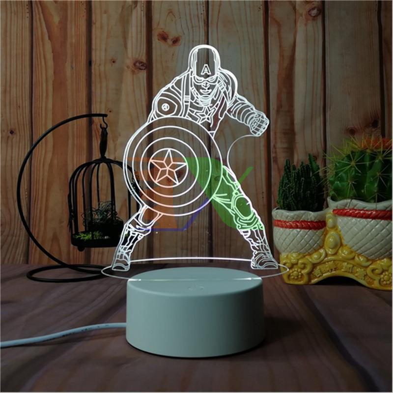 Chân đế Đèn ngủ, đèn trang trí Led 3D