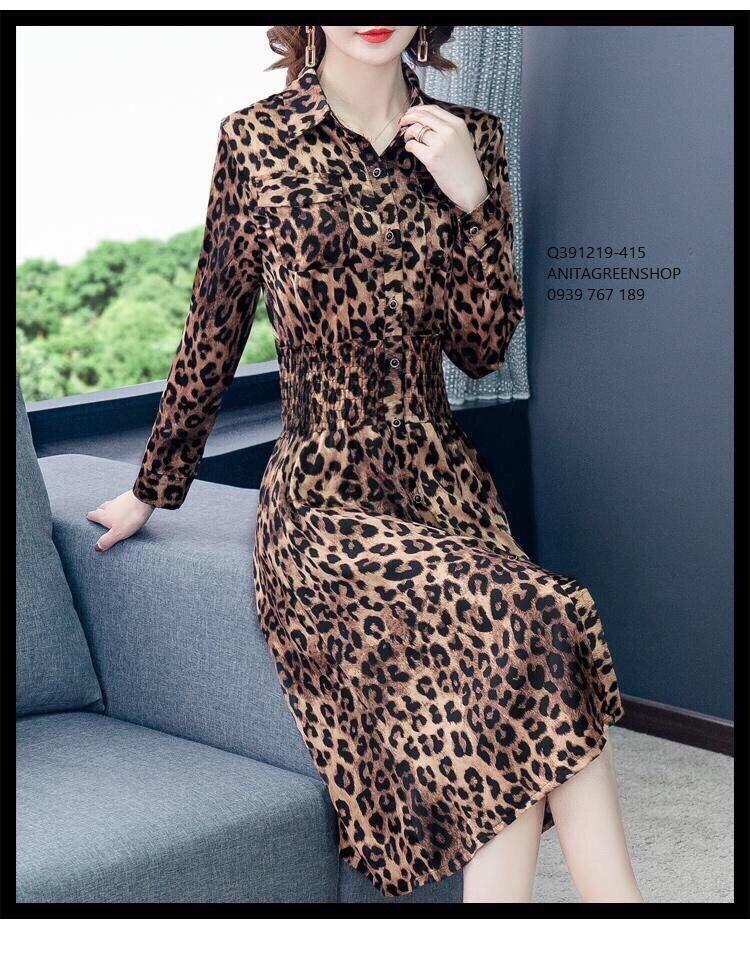 Q391219 ĐẦM SƠ MI DA BEO