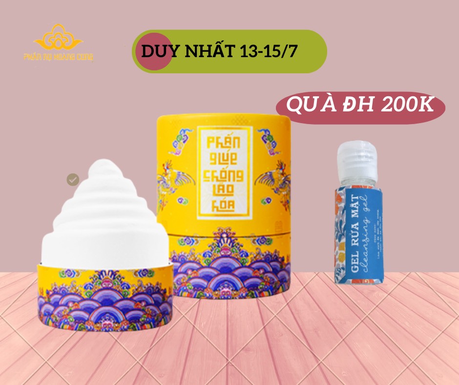 Phấn Chống Lão Hóa Phấn Nụ Hoàng Cung dạng nụ/dạng nén (Trắng)
