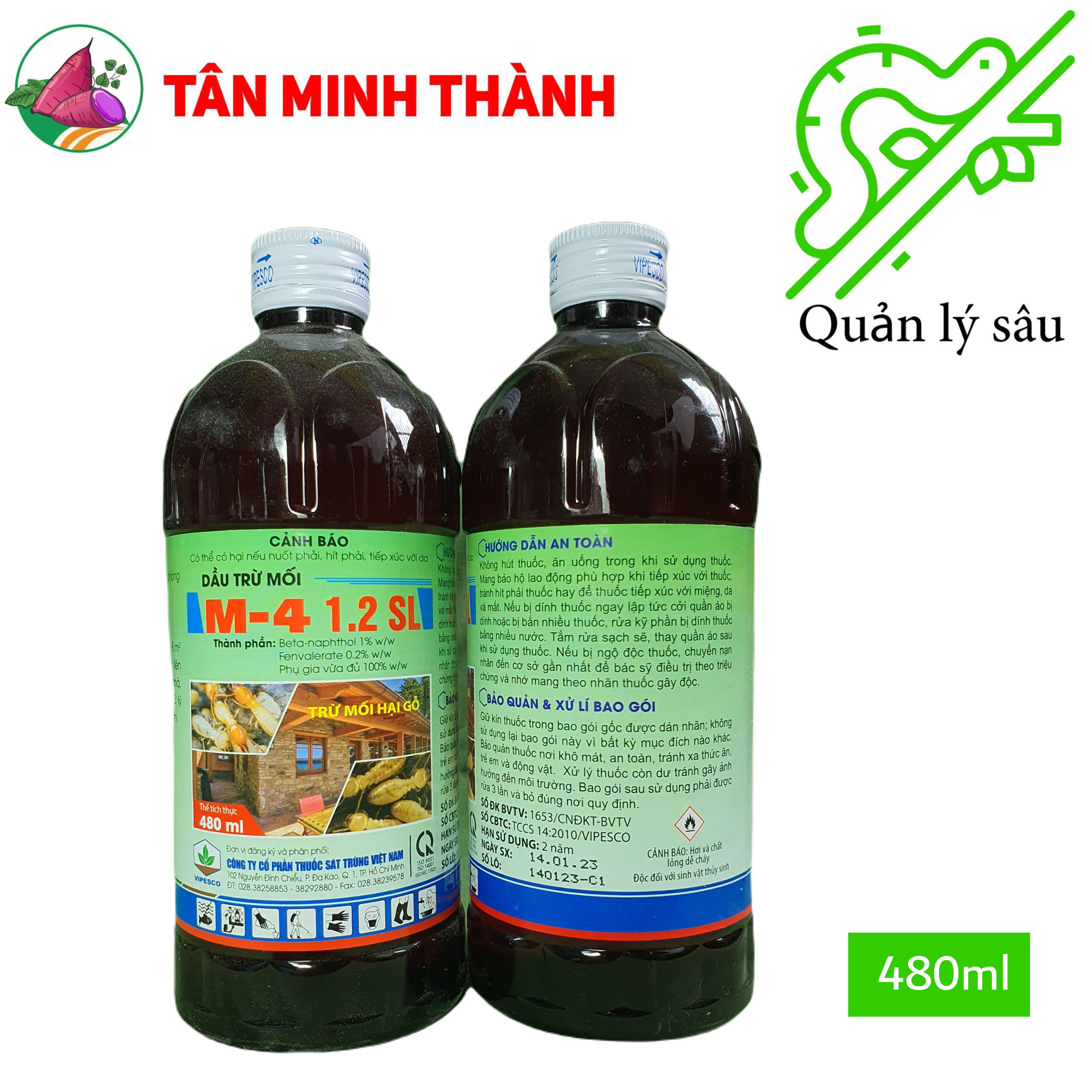Thuốc trừ Mối M-4 Vipesco 1.2SL