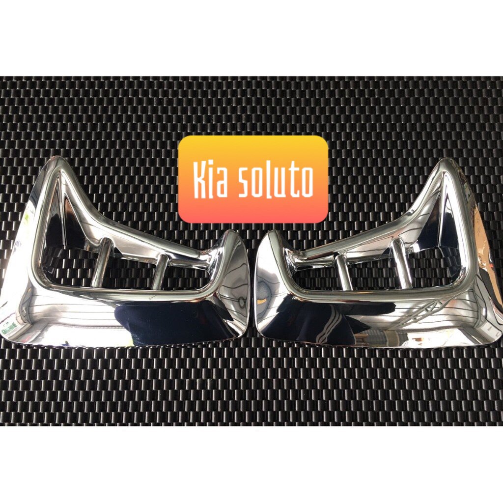 Bộ 2 ốp viền đèn gầm trước kia soluto 2020-2019 - trước