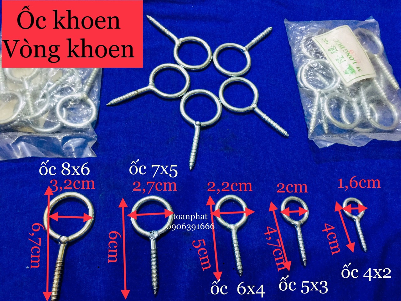 Móc tròn-Móc khoen-Vít khoen tròn