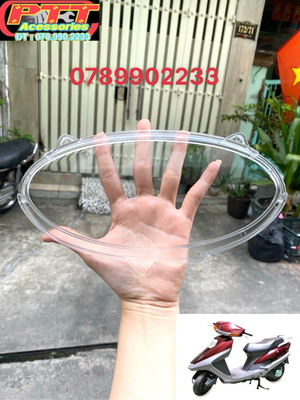Mặt kiếng đồng hồ xe spacy 125