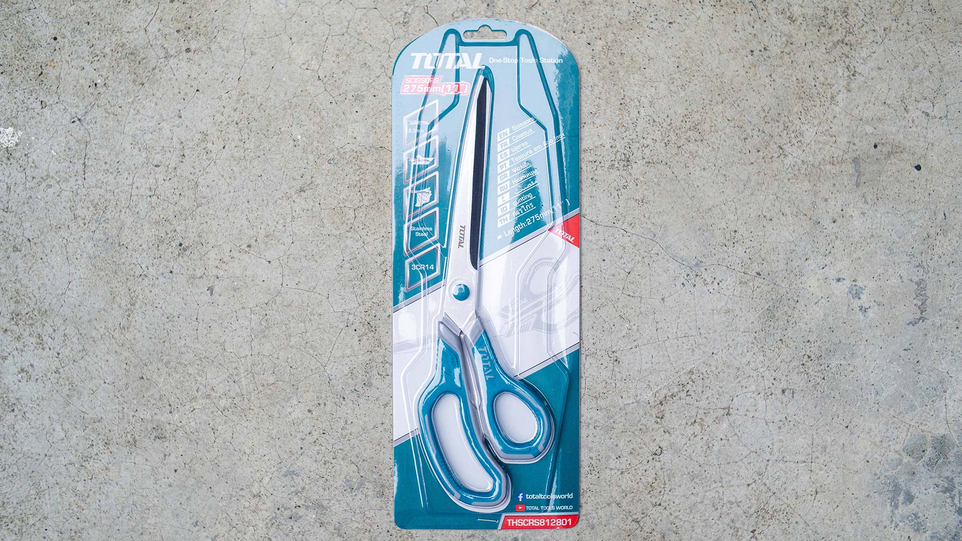 275mm Kéo cắt cầm tay Total THSCRS812801