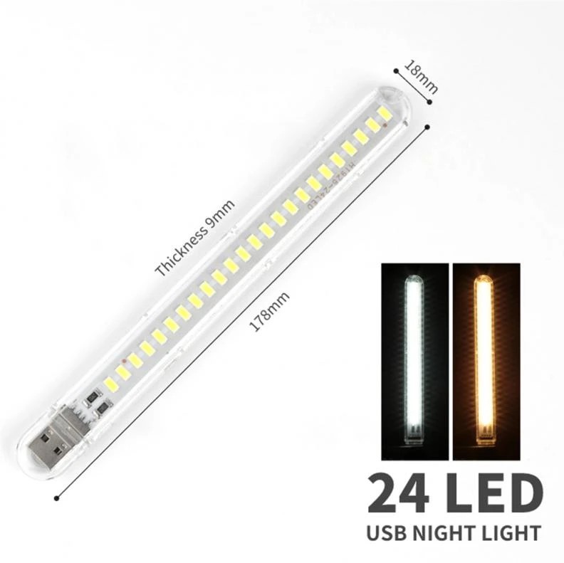 Đèn USB 24 LED siêu sáng nhỏ gọn