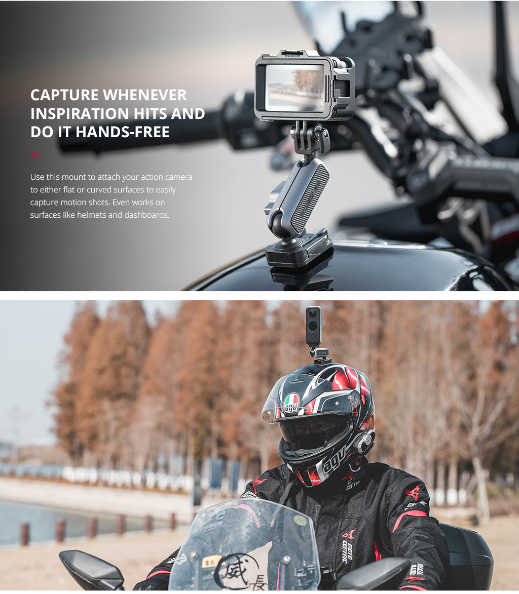 Phụ kiện  đế dán cho Action Camera - PGYTECH ACTION CAMERA ADHESIVE MOUNT - PGYTECH - Giúp lắp đặt, dán vào bền mặt để quay phim chụp ảnh, phù hợp dán lên mũ bảo hiểm, kính - Chắc chắn, bền bỉ, linh hoạt