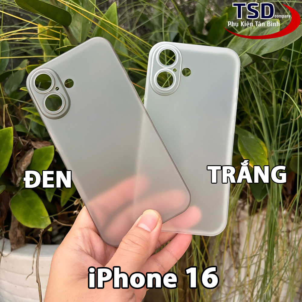 Ốp Lưng iPhone Siêu Mỏng Trong Nhám UniBody
